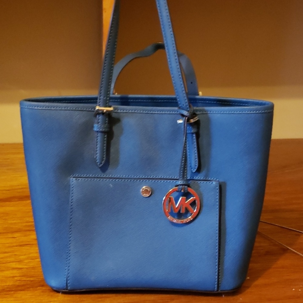 Cobalt blue large purse